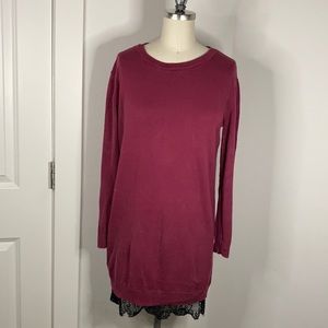 BCBGeneration Lace Sweater Dress